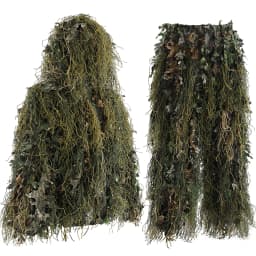 JOAXOR Ghillie Suit Gilly Hunting Suits Pants 3D Leaf Camo Camouflage Coveralls Youth Adult Lightweight Clothes