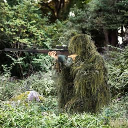JOAXOR Ghillie Suit Gilly Hunting Suits Pants 3D Leaf Camo Camouflage Coveralls Youth Adult Lightweight Clothes