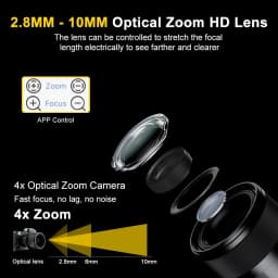 8MP 4K POE IP Camera Outdoor H.265 Onvif Dome 2.8mm-12mm Motorized Lens CCTV Security Protection Surveillance Cameras