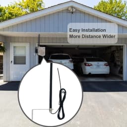 Up to 250m Outdoor Antena 433MHz Garage Gate Remote Control Radio Signal Booster Wireless Repeater 433.92 MHz RG174 2m Cable