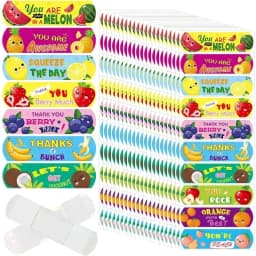 10pcs PE Waterproof Breathable Cartoon Band Aid for Children Cute Cartoon Sticker Plaster Color Elastic Bandage