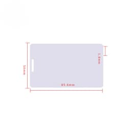 5Pcs RFID Clamshell Proximity H-ID Thick Card, Pure White Card, HID PROX II, T5577, 125Khz