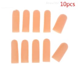 10pcs/set Silicone Gel Tube Hand Bandage Finger Protector Pain Relief Thumb Cap