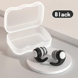 Silicone Noise Cancelling Earplugs Noise Filter Sleep Swimming Waterproof Three Layer Mute Earplugs