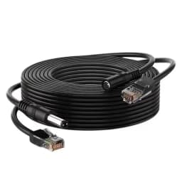 CCTV RJ45 Cable Ethernet Surveillance Camera DC Power Cat5 Internet Network LAN Cord POE IP Camera Wifi Connection