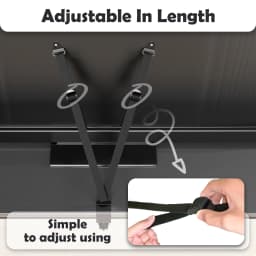 Safety Strap Anti Tip Straps for TV and Furniture Adjustable Anti Tip TV Strap Baby Proofing Child Safety Metal Connectors Clamp