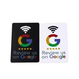 Reusable Nfc For Google Comment Review Tap Cards 13.56mhz Google Nfc Tag All Phones Compatible Smart Business Reviews Card