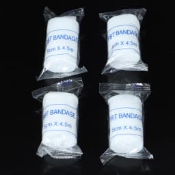 10 rolls/lot 5cmx4.5m PBT Elastic Bandage First Aid Kit Gauze roll Dressing