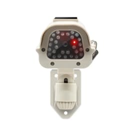 Simulation Solar Powered Waterproof Fake Camera Red Flashing Led CCD Security Camera Home Office Surveillance System Scare Theft