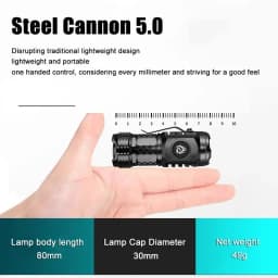 Portable High Brightness 3 LED Flashlight Type-c Charging Power Display Multifunctional Mini Outdoor Light Use Fishing Camping
