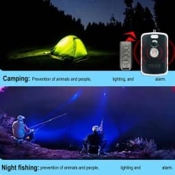 Wireless PIR Infrared Thermal Alarm Remote Control Outdoor Camping Anti-Animal Alarm Human Detection Sensor
