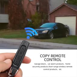 Keychain 433MHZ Remote Control Auto 4 Channe ABCD Code Garage Gate Door Opener Duplicator Clone Cloning Code Car Key