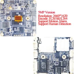 Starlight 8MP 3840*2160 4K Wireless IP Camera Module Human Detection Motion Alarm RTSP Audio Onvif TF Card Slot WIFI Camhi APP