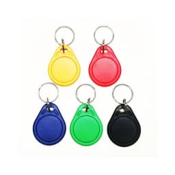 10Pcs EM4305 T5577 125khz Copy Rewritable Writable Rewrite Keyfobs RFID Tag Key Ring Card Proximity Token Badge Duplicate