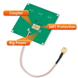 Full Size Custom-Made Connector And Cable Length UHF RFID 860-960Mhz 1-5.5dBi Ceramic Antenna For Reader Module