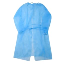 20PC Disposable Protective Coveralls Non-woven Isolation Clothing Universal Anti-Spitting Anti-Stain Nursing Gown Hazmat Suit A5