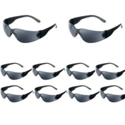 Clear Safety Glasses Anti-Fog Protective Eyewear For Men Women Scratch Impact Resistant Eye Black Protection For Work Lab(10pcs)