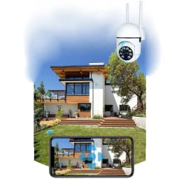 A7 3mp Wifi Bewakingscamera Automatische Menselijke Tracking 4x Digitale Zoom Waterdichte H.264 Audio Beveiliging Tracking Nacht