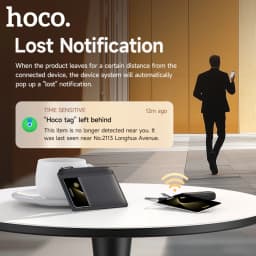 E92 Anti-Loss Wallet Card with GPS Tracking Bluetooth Device Finder Ultra-Thin Wireless Charging Smart Tag for iPhone
