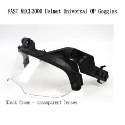 FAST Guide Tactical Helmet Goggles 90 Degree Detachable FAST AF Helmet Guide Anti Fog and Anti Riot OP CS Protective Goggles