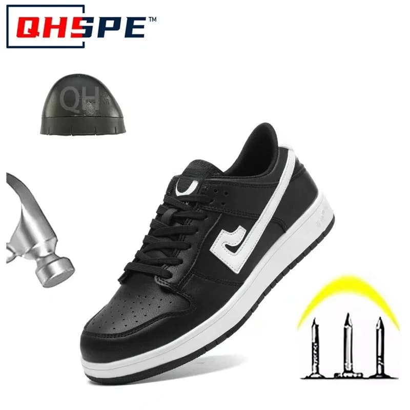 Labor protection shoes with anti smashing and anti piercing 6KV lightweight, anti slip, comfortable, durable and safe protection