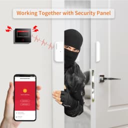 Staniot 5-Year Battery Door Window Sensor Smart Home Wireless Door Open Close Detectors For Security Alarm Panel Burglar System