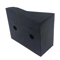 Security-Grade Gate Stop – Reinforced Rubber Limit Mount for Heavy Automatic Swing Gates