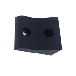 Security-Grade Gate Stop – Reinforced Rubber Limit Mount for Heavy Automatic Swing Gates