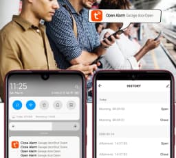 WiFi Switch Smart Garage Door Opener Controller Work With Alexa Echo Google Home SmartLife/Tuya APP Control No Hub Require