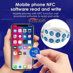 5YOA 6pcs NFC Ntag213 Ntag215 Ntag216 TAG Sticker 213 13.56MHz Universal Label RFID Token Patrol Ultralight