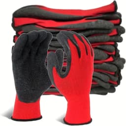 Crinkled Anti-Slip Gloves, Anti-Skid Labor Protection Gloves, Work Gloves. High Grip, Wear-Resistant & Anti-Slip