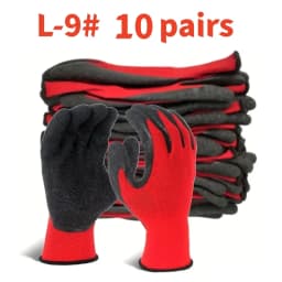 Crinkled Anti-Slip Gloves, Anti-Skid Labor Protection Gloves, Work Gloves. High Grip, Wear-Resistant & Anti-Slip