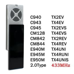 1/2/3/5pcs TX4UNI TX2EV TX2REV TX4UNIS TX4UNIF TX4RUNI Garage Door Remote Control Opener 433MHz