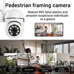 2.4G 8MP Cameras Wifi Video Surveillance IP Indoor Security Protection Monitor 5.0X Zoom Home Wireless Track Alarm O-Kam Pro