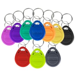 10/20pcs 125KHz Read-Only RFID TK4100 EM4100 Proximity Keyfobs Smart Secure Door Entry Access Control ID Keychain Token Tag