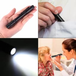 Mini LED Flashlight XPE Portable Pen Light Waterproof Torch Camping Emergency Outdoor Walking Lantern Keychain Flashlight