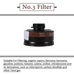 Metal Case Filtering Canister Chemical Organic Gas CO Filter RD40 For Full Mask Gas Respirator Painting Spray Pesticide Replace