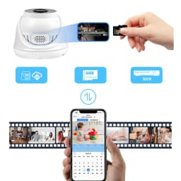 IP Wifi Camera 2.8mm Video Surveillance Indoor Home CCTV Video Camara Two Way Audio Security Protection CamHi CamHipro Wi-Fi Cam