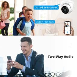 IP Wifi Camera 2.8mm Video Surveillance Indoor Home CCTV Video Camara Two Way Audio Security Protection CamHi CamHipro Wi-Fi Cam