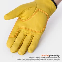 Leather Leather Work High Temperature Heat Insulation Gloves Safety Protection Worker Work Welding Garden Driver Gloves