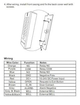 RFID Keypad 125Khz Access Controller Proximity Entry Door Controller Waterproof 1000 User DC 12V-24V