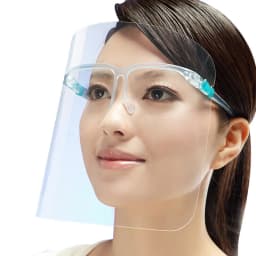 Protective Anti-fog full Face mask Shield cover cooking Anti-fume splash proof lampblack transparent protection eyes face masks