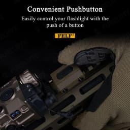 Tactical Hotkey Switch Pressure Remote for Scout Light Combo IR Laser Scope Fits PEQ-15 DBAL-A2 DBAL-D2 and M-LOK Rails