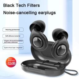 Ear Plugs Sleep Noise Cancelling Reusable Hearing Protection Anti noise earplugs for Concerts Travel Silicone Sleeping Ear plug