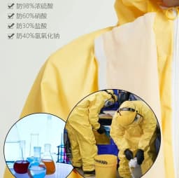Chemical Protective Suit Coverall Hazardous Chemicals Liquid Proof Sulfuric Acid And Alkali Resistant Work Protection Clothing