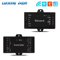 12V DC Tuya 4G 5G Wifi Remote Control Sboard Mini Size Access Control Controller Panel Board Wiegand 26~44 Bits Input 1000 User