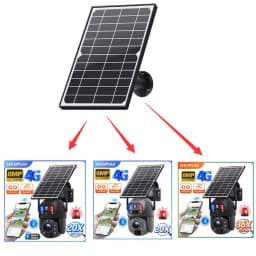 SHIWOJIA Solar Panels Suitable for Outdoor Solar Cameras