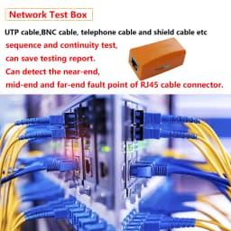 Original UTP Cable Test Box Network Cable Test Box for CCTV Camera Tester Detect Faulty Point of RJ45 Network Cable Connector