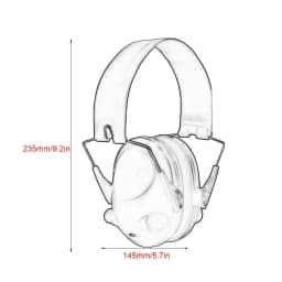 New Generation TAC 6S Anti-Noise Audio Headphone Tactical Shooting Tactical Shooting Electronic Earmuff Outdoor Sport Hunting