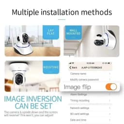 2MP 1080P Yoosee/V380/Carecam APP Wireless PTZ IP Dome Camera With Lan Port Home Security CCTV Baby Monitor